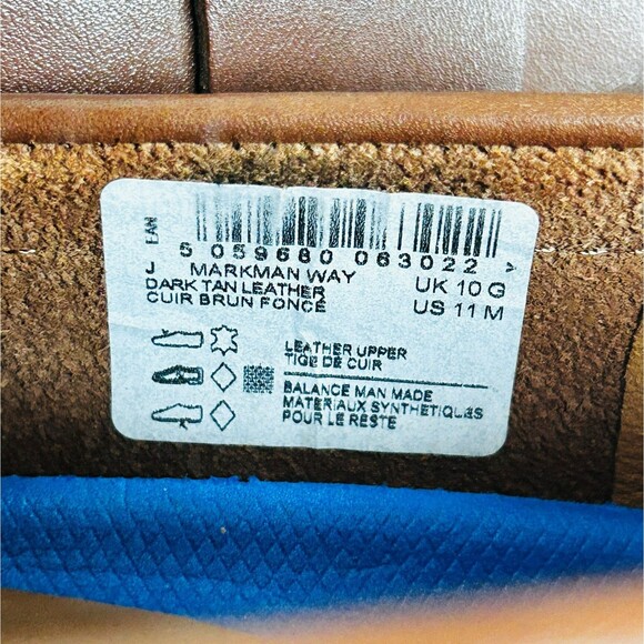 Clarks Collection Mens Shoes Size 11 Brown Leather Driving Loafers NICE Current - Picture 6 of 10